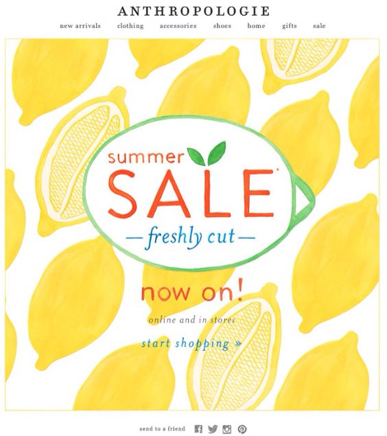 Here's your email design inspiration for the rest of summer